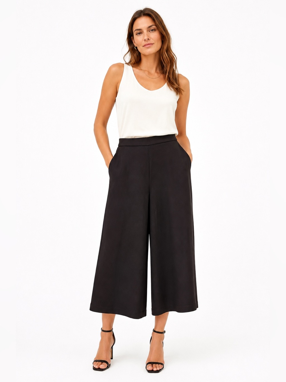 Aritzia ($165) Wilfred Cropped Wide-Leg Trousers - W 14.5 R 12 I 23.5